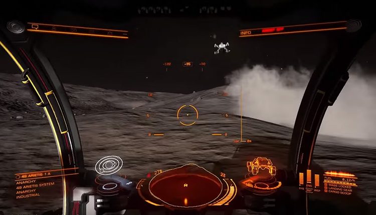 Elite Dangerous планетарная высодка
