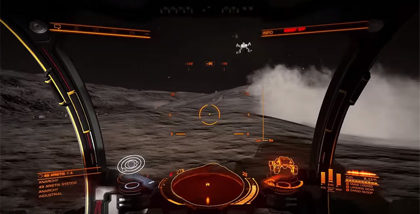Elite Dangerous планетарная высодка